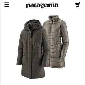 Patagonia womens vosque 3-in-1 parka